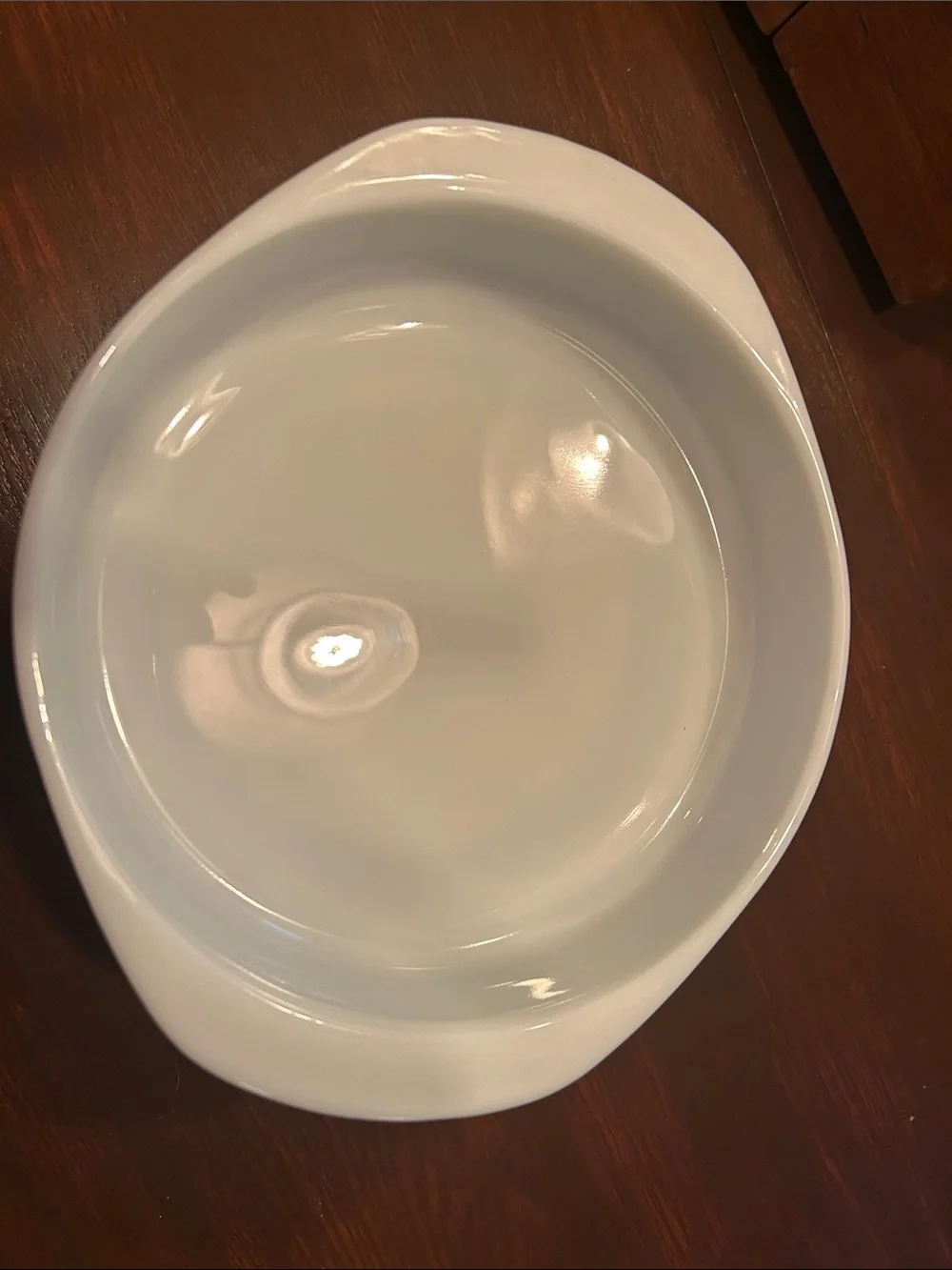 Pyrex milk glass casserole dish #221